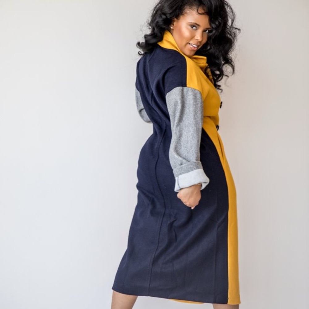 Multi colored coat - Picture 2 of 2